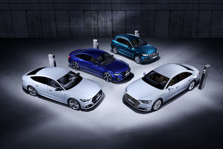 Lokal emissionsfrei, effizient und alltagstauglich: die Audi-Formel für Plug-in-Hybride